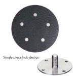 Dynabrade 56274 5" (127 mm) Dia. Vacuum Disc Pad, Vinyl-Face