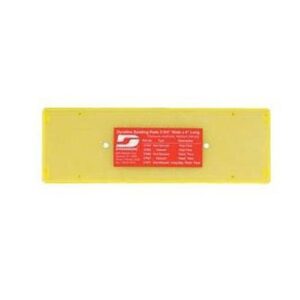 Dynabrade 57851 3-2/3" (93 mm) W x 7" (178 mm) L Non-Vacuum Dynabug Disc Pad, Hook-Face, Short Nap