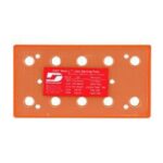 Dynabrade 57460 2-3/4" (70 mm) W x 8" (203 mm) L Non-Vacuum Dynaline Disc Pad with Clips, Vinyl-Face