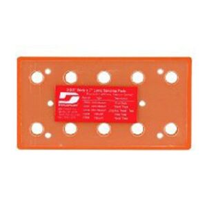 Dynabrade 56292 4-1/4" (108 mm) W x 4-1/2" (114 mm) L Vacuum Dynabug "Model T" Disc Pad, Hook-Face, Short Nap