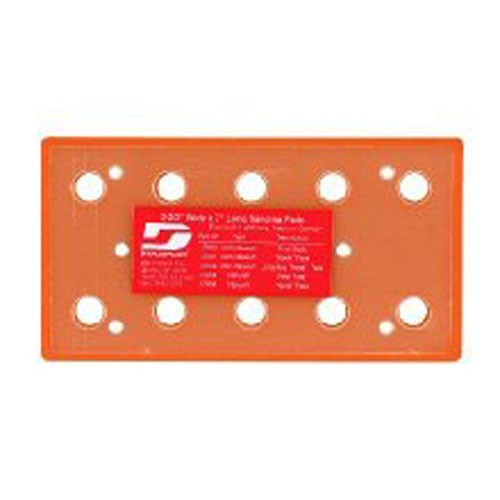Dynabrade 57457 2-3/4" (70 mm) W x 8" (203 mm) L Vacuum Dynaline Disc Pad, Hook-Face, Short Nap