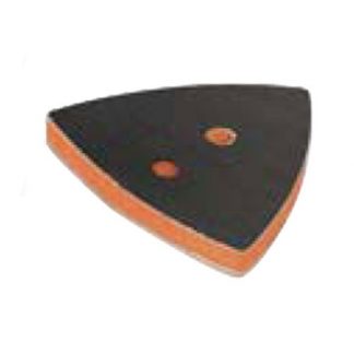Dynabrade 57950 2-7/8" (73 mm) W x 3-1/8" (79 mm) L Non-Vacuum Dynafine Triangular Disc Pad, Vinyl-Face