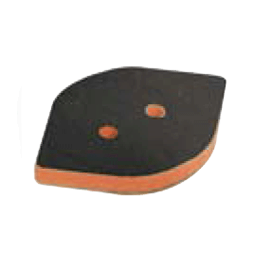 Dynabrade 57952 3-3/4" (95 mm) W x 2-3/8" (60 mm) L Non-Vacuum Dynafine Tear Drop Disc Pad, Vinyl-Face