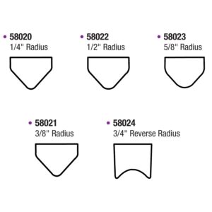 Dynabrade 58024 3/4" (19 mm) Dia. Non-Vacuum Dynafine Backsplash Reverse Radius Disc Pad, Vinyl-Face