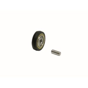 Dynabrade 11074 Contact Wheel Ass'y, 5/8" Dia. x 1/8" W x 3/8" I.D., Crown Face, 70 Duro Rubber