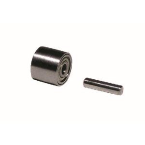 Dynabrade 11076 Contact Wheel Ass'y, 7/16" Dia. x 3/8" W x 3/8" I.D., Crown Face, Steel