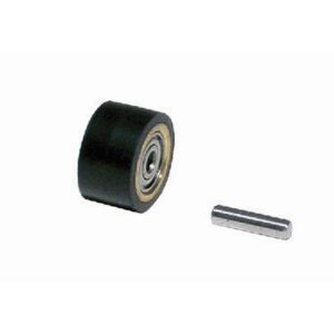 Dynabrade 11078 Contact Wheel Ass'y, 5/8" Dia. x 3/8" W x 3/8" I.D., Crown Face, 70 Duro Rubber