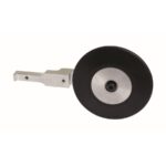 Dynabrade 11702 Contact Arm Ass'y, 1/2" (13 mm) Dia. x 4" (102 mm) W, Radiused Wheel