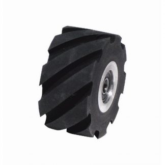 Dynabrade 15348 Contact Wheel Ass'y, 2" Dia. x 1" W x 5/8" I.D., Standard Face, 70 Duro Rubber