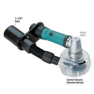 Dynabrade 50561 3" (76 mm) Dia. Right Angle Disc Sander , Central Vacuum