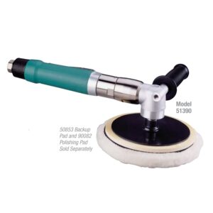 Dynabrade 51390 6"-8" (152 mm-203 mm) Dia. Right Angle Two-Hand Rotary Buffer, Non-Vacuum