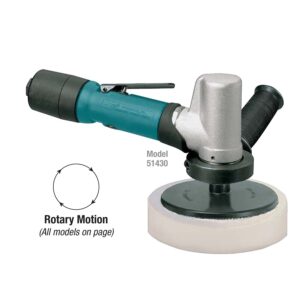 Dynabrade 51430 5" (127 mm) Dia. 7 Degree Offset Rotary Buffer, Non-Vacuum