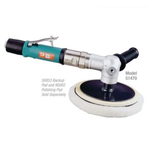 Dynabrade 51470 6"-8" (152 mm-203 mm) Dia. Right Angle Two-Hand Rotary Buffer, Non-Vacuum