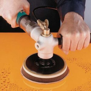 Dynabrade 51474 5"-8" (127 mm-203 mm) Dia. Right-Angle Wet Rotary Sander, Basic, Non-Vacuum