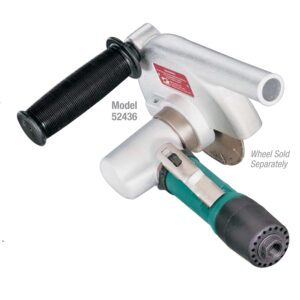 Dynabrade 52436 4-1/2" (114 mm) Dia. 7 Degree Offset Cut-Off Wheel Tool, Central Vacuum