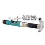 Dynabrade 52537 3" (76 mm) Dia. Straight-Line Extension Cut-Off Wheel Tool, Central Vacuum