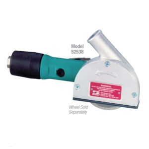 Dynabrade 52538 3" (76 mm) Dia. Right Angle Cut-Off Wheel Tool, Central Vacuum