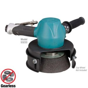 Dynabrade 53233 6" (152 mm) Dia. Type 11 Vertical Cup Wheel Grinder, Non-Vacuum