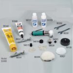 Dynabrade 53465 3" (76 mm) Dia. Right Angle Rotary Buffer Versatility Kit, Non-Vacuum