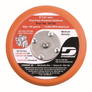 Dynabrade 5" Dia. Vinyl-Face Backing Pads No Holes