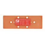Dynabrade 57455 2-3/4" (70 mm) W x 8" (203 mm) L Vacuum Dynaline Disc Pad, Vinyl-Face