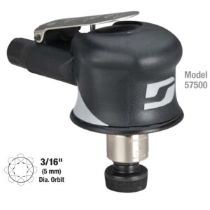 Dynabrade 57500 Palm-Style Mini-Dynorbital Random Orbital Sander, Non-Vacuum
