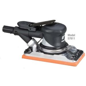 Dynabrade 57801 3-2/3" x 7" Vac-Ready Dynabug (93 mm x 178 mm), Self-Generated Vacuum