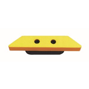 Dynabrade 57956 4" (102 mm) W x 3/4" (19 mm) L Non-Vacuum Dynafine Raised Panel Disc Pad, Hook-Face, Short Nap