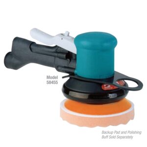 Dynabrade 58455 5" (127 mm) Dia. Dynabuffer Random Orbital Polisher, Non-Vacuum