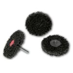 Dynabrade 72970 DB 357H Oxide Removal Disc, 150mm D., Black, 25mm th., 8mm shaft, 10/Pack