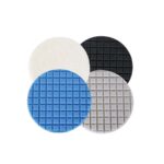 Dynabrade 73201 Blue Pineapple Foam, 135mm Dia., 5/pack, No holes, 5/Pack