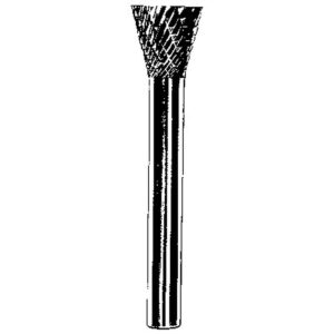 Dynabrade 93349 Carbide Burr, 1/8"D X 3/16"Flute X 1/8" Shank