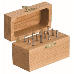 Dynabrade 93351 Carbide Burr Kit (12 Pcs Set), 1/8" Shank