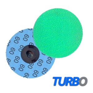 Green Turbo Zirconia Roloc Discs Design